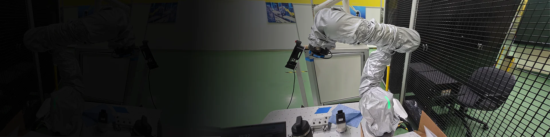 Fanuc CRX robot with Robosuit protective cover