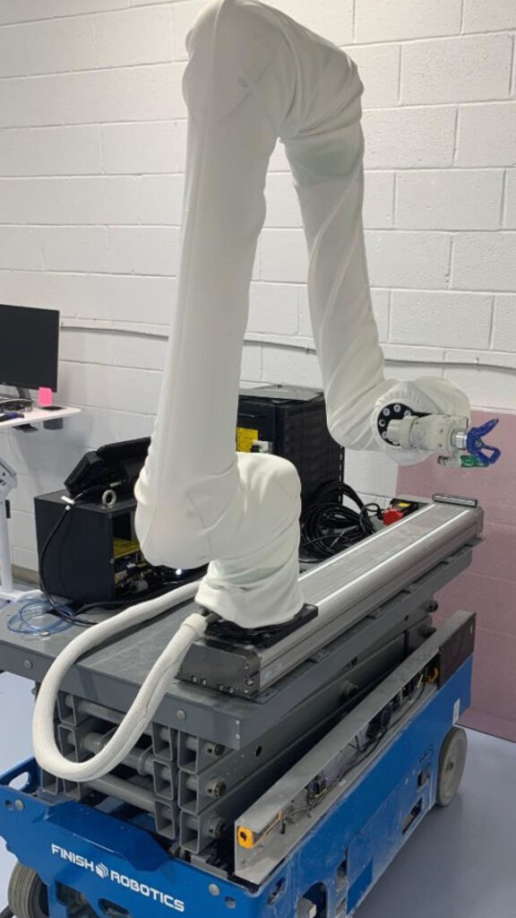 Fanuc CRX with disposable Robosuit